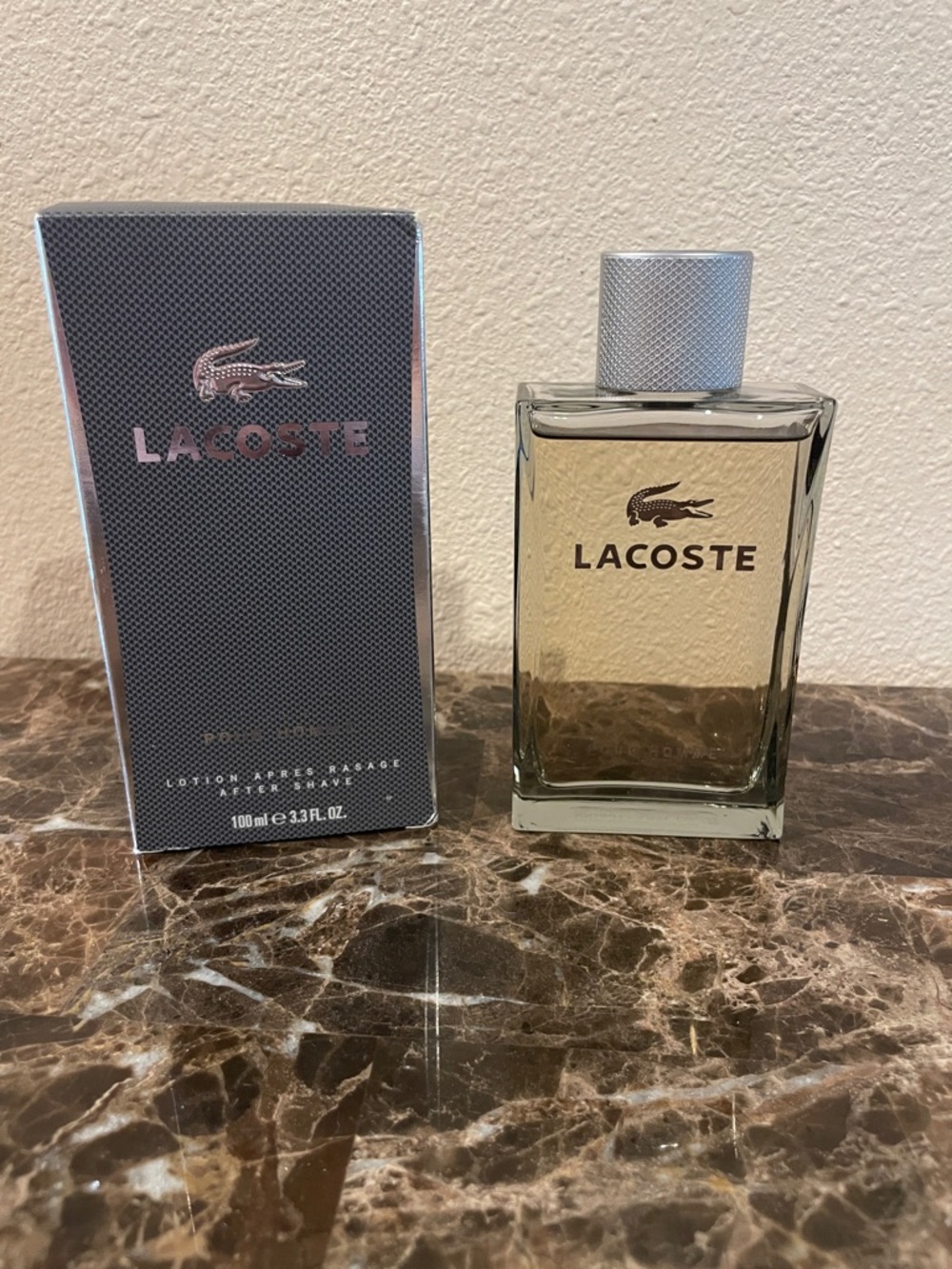 Lacoste Men’s After Shave Lotion in Amber-Tinted Bottle